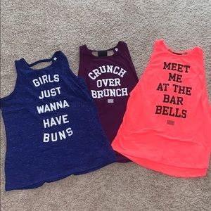 COPY - Victoria’s Secret sport 3 bundle workout tanks
